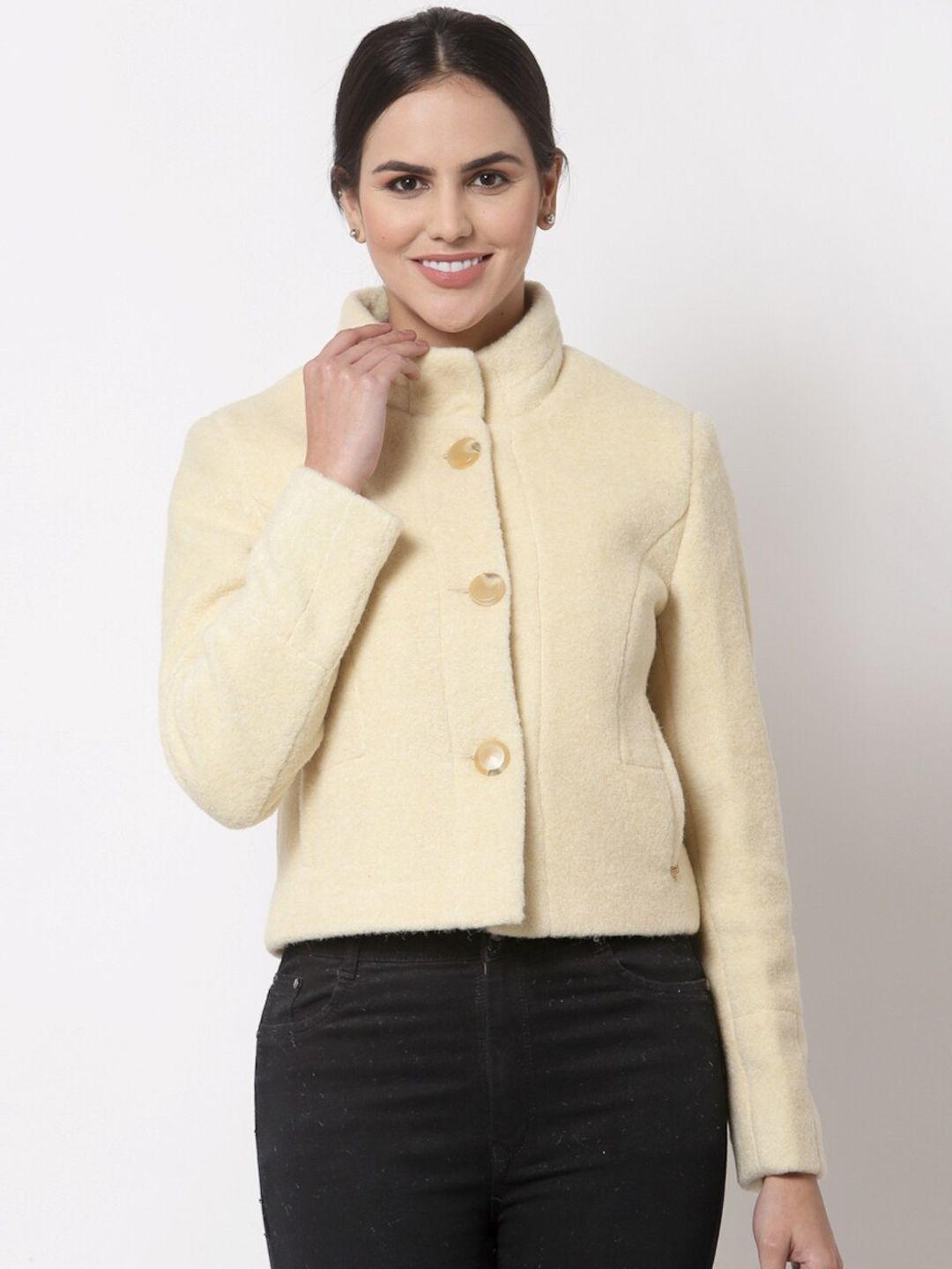 juelle women self design pea coat