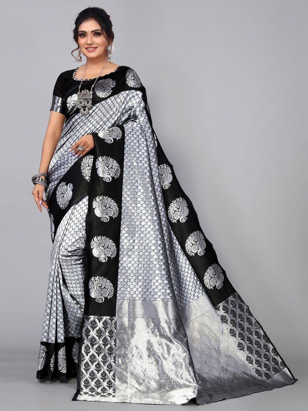 mitera woven design zari banarasi saree