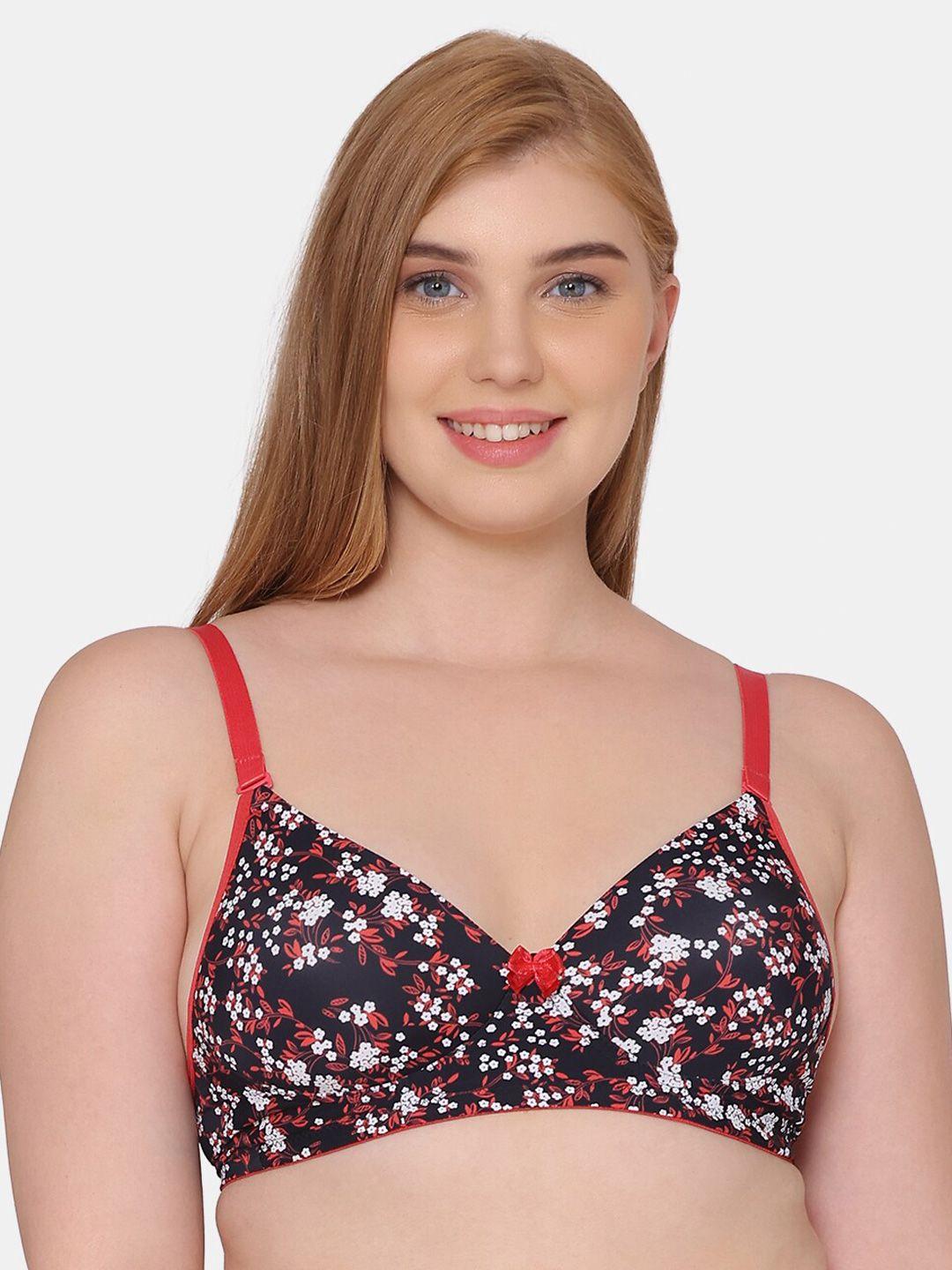 tweens floral lightly padded bra