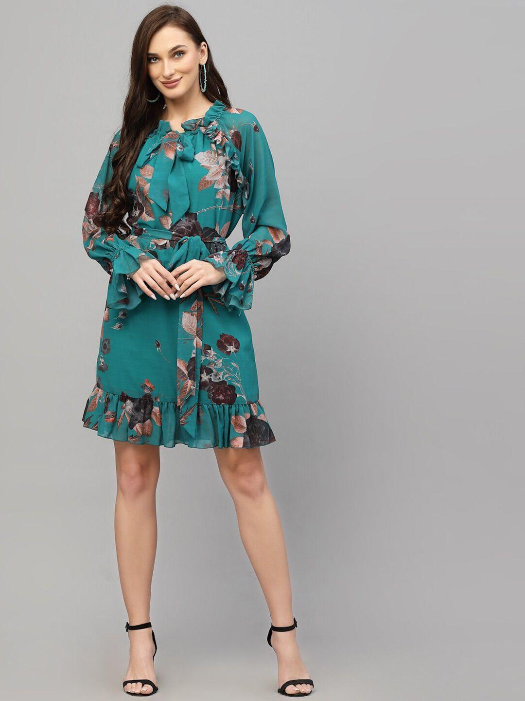 valbone floral a-line dress