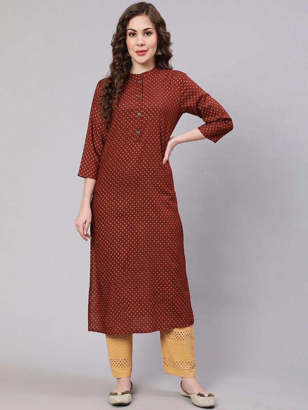 nehamta women ethnic motifs printed indie prints kurta