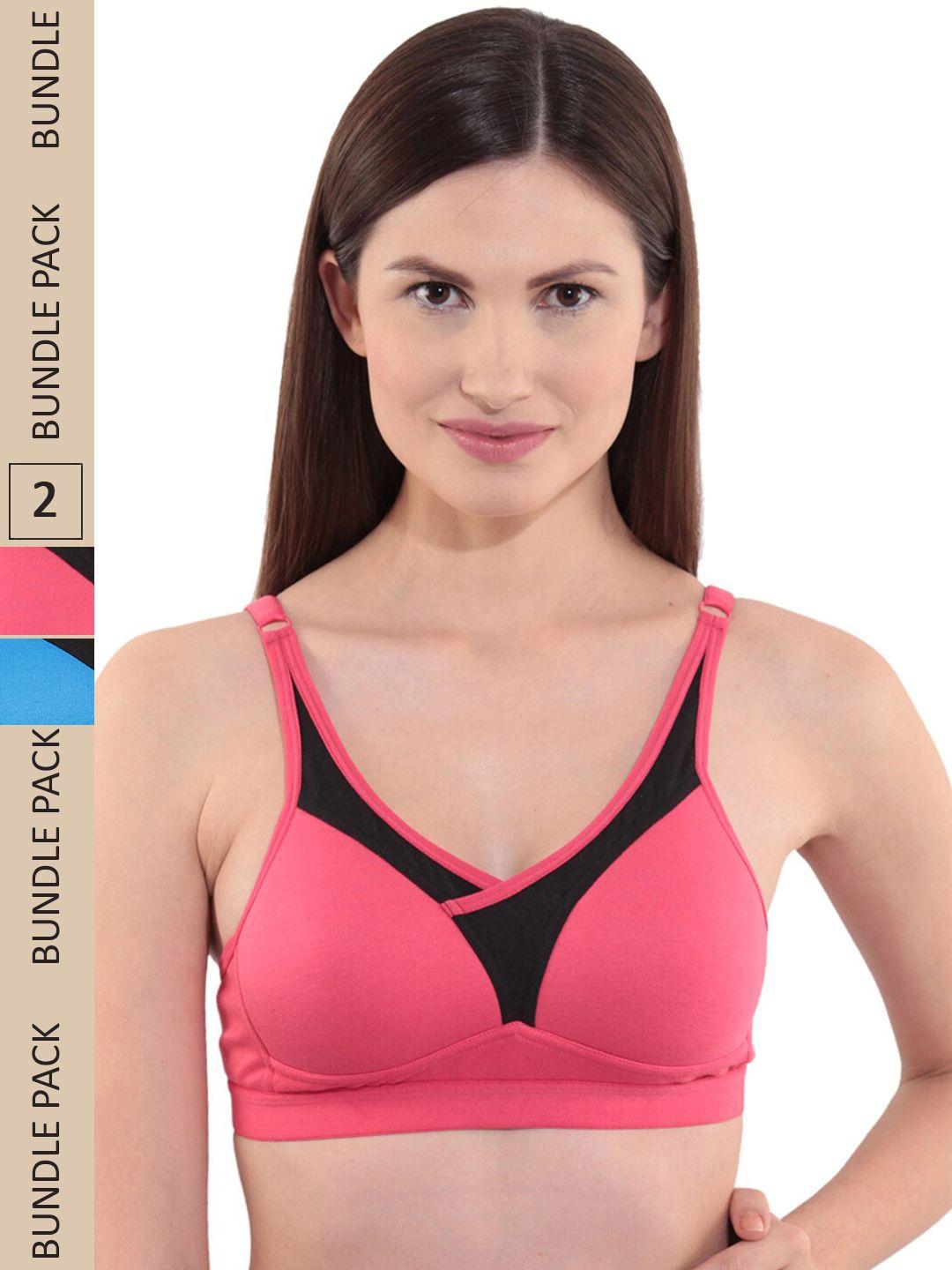 floret pack of 2 heavily padded bra