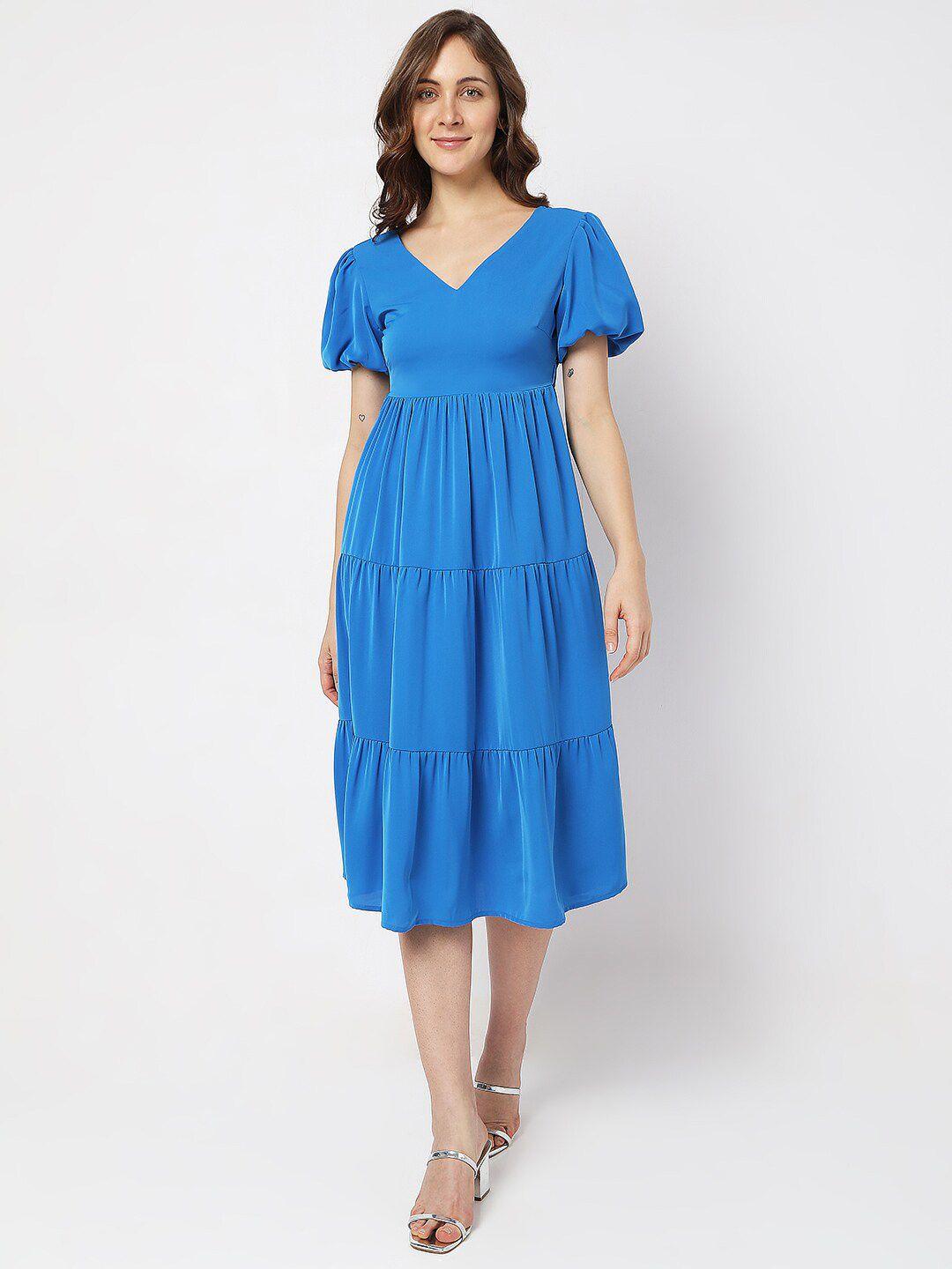 vero moda a-line midi dress