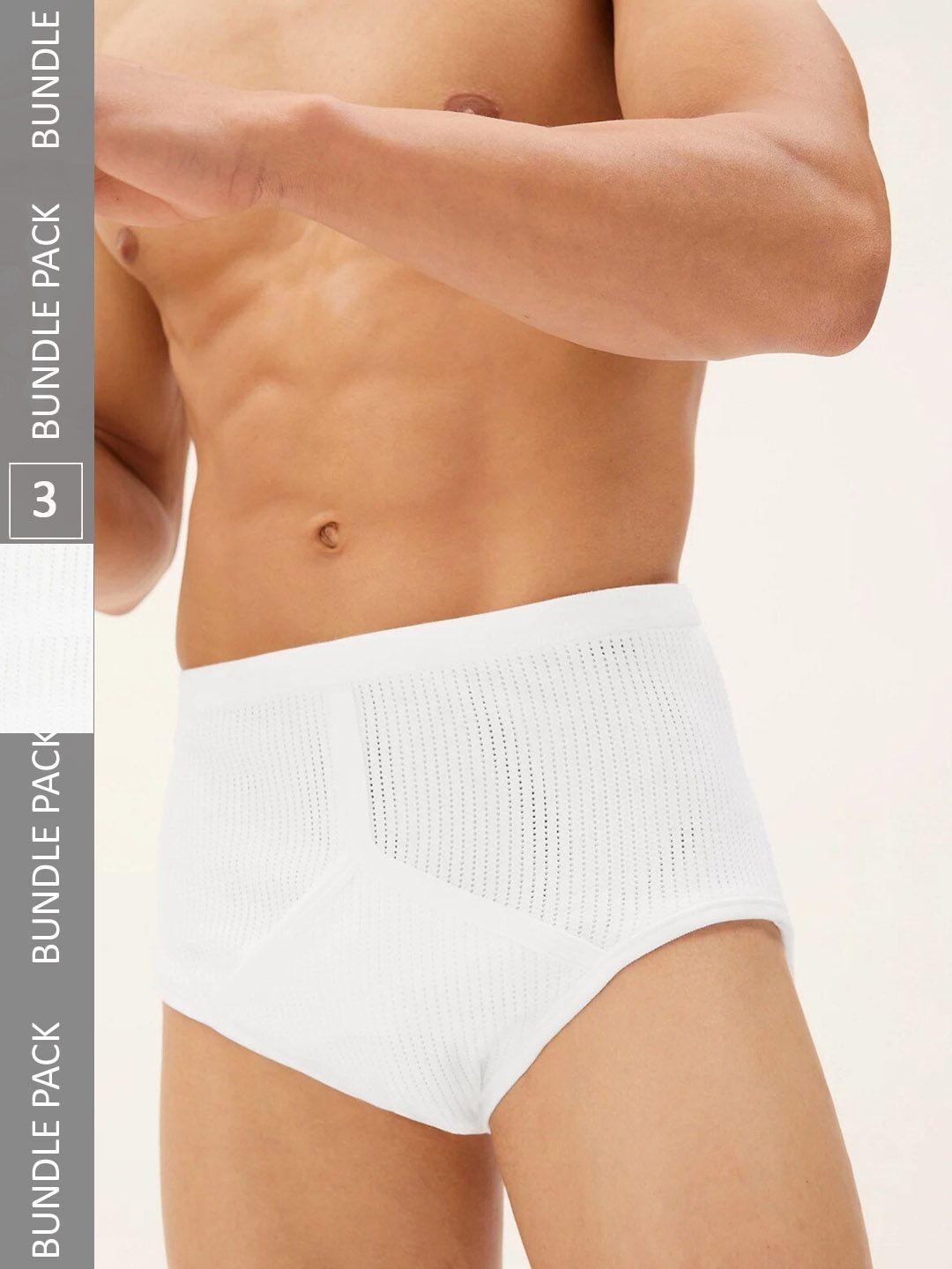 marks & spencer men pack of 3 pure cotton basic briefs