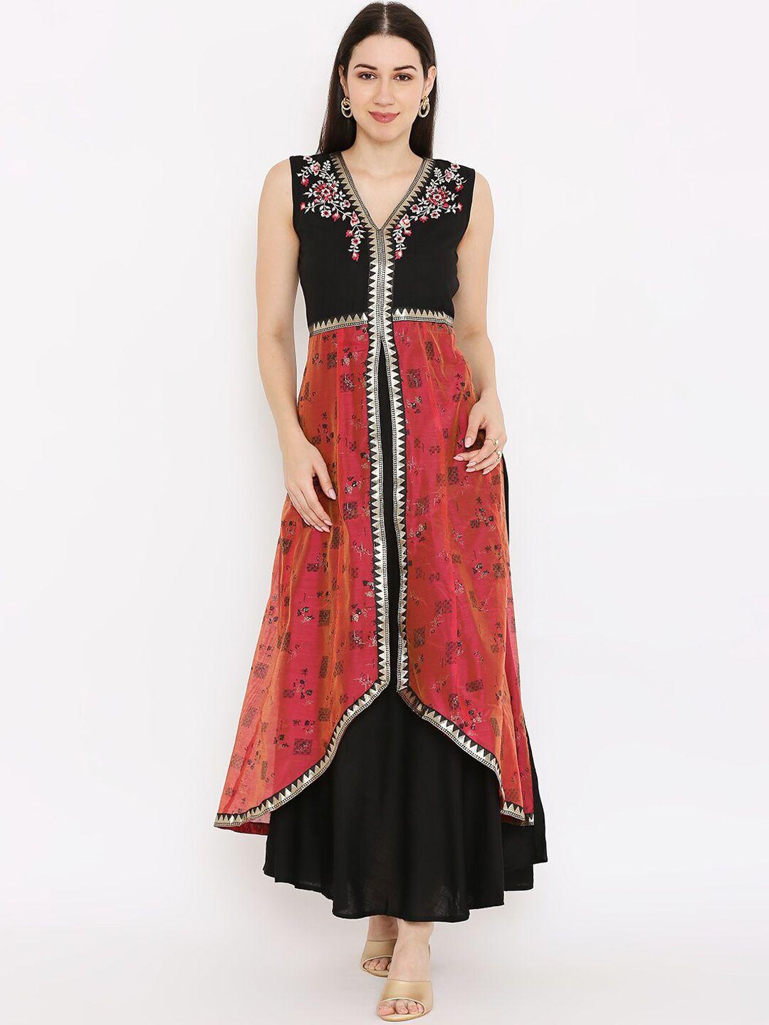 peppertree women embroidered ethnic dress