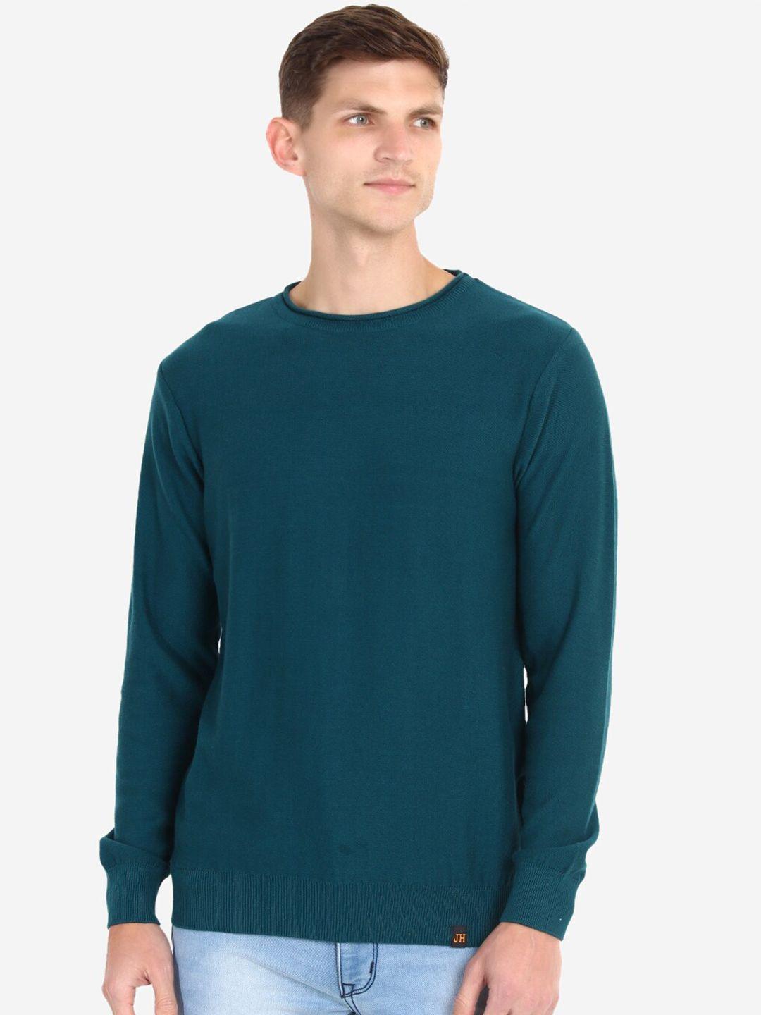 joe hazel men round neck cotton pullover