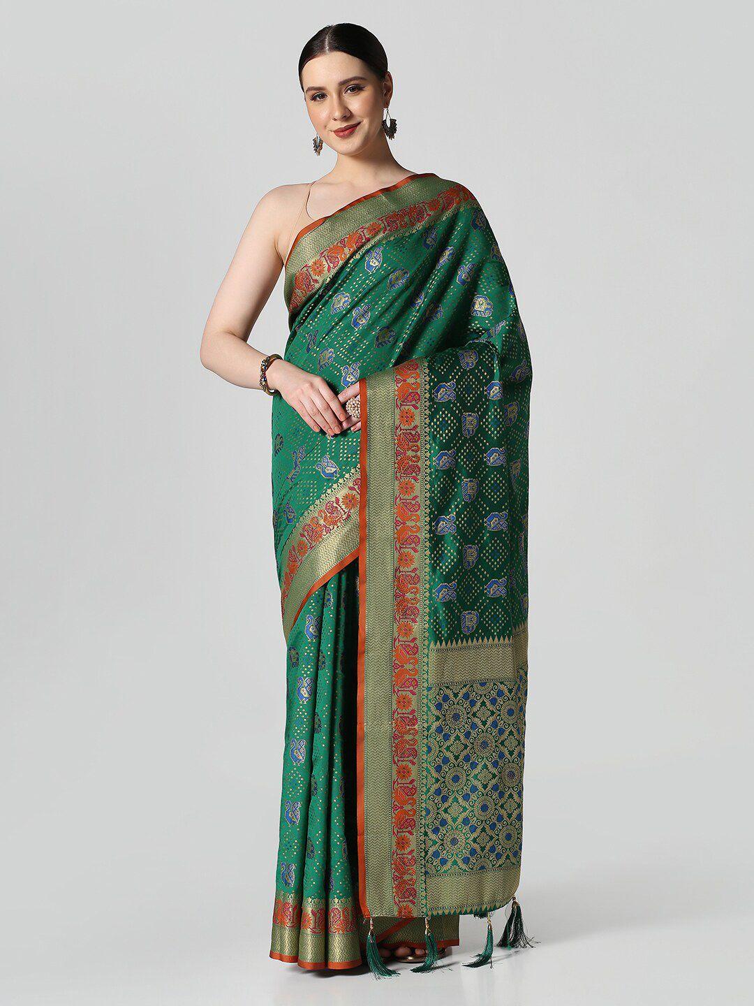 bombay selections ethnic motifs zari banarasi saree