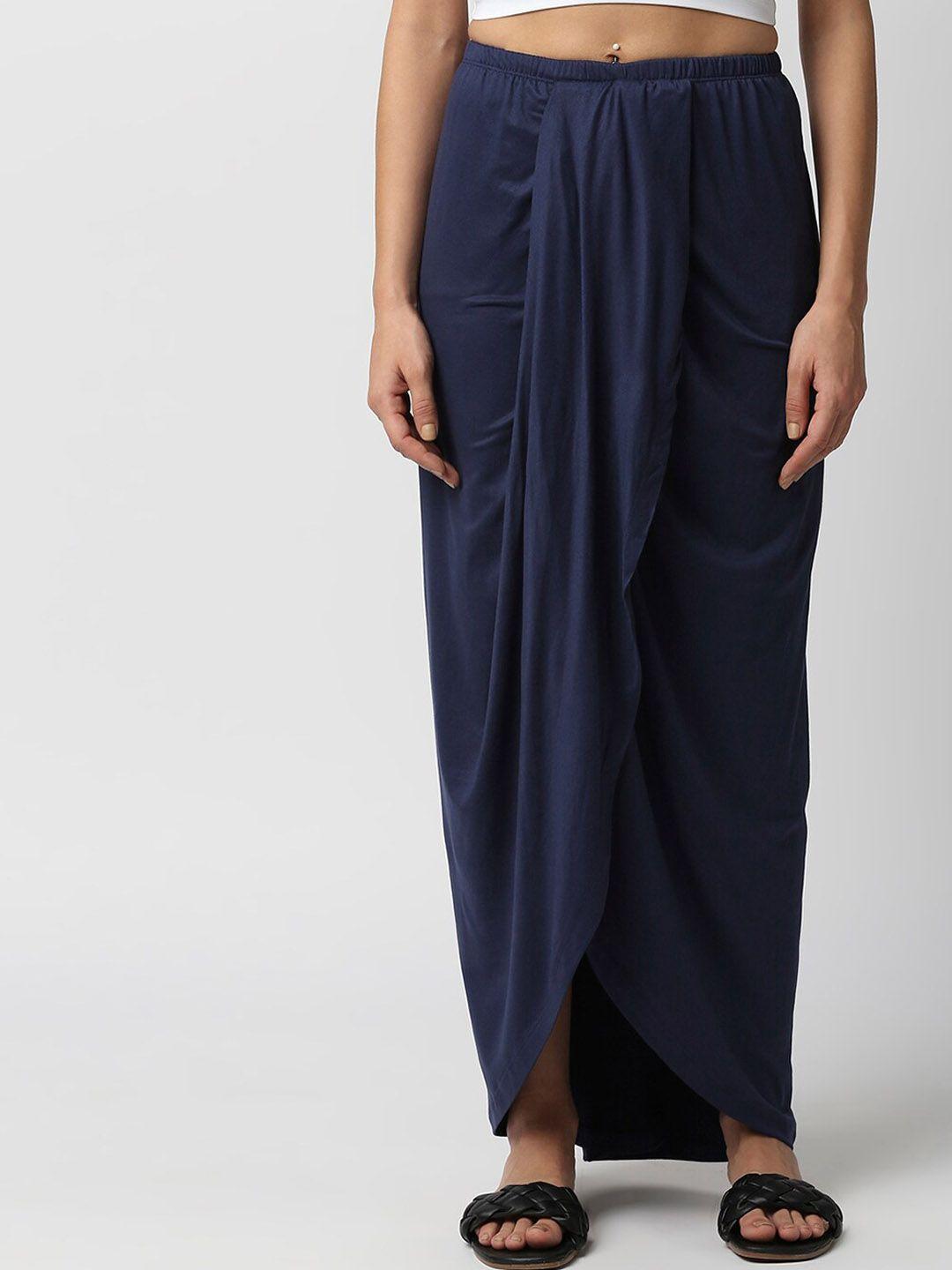 disrupt draped women dhoti maxi skirt