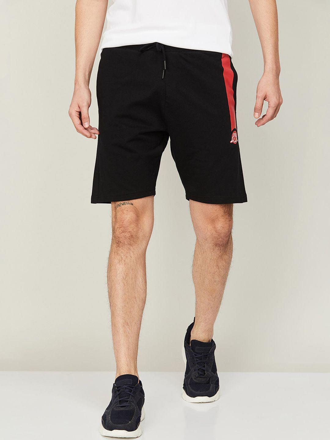 kappa men mid-rise cotton shorts