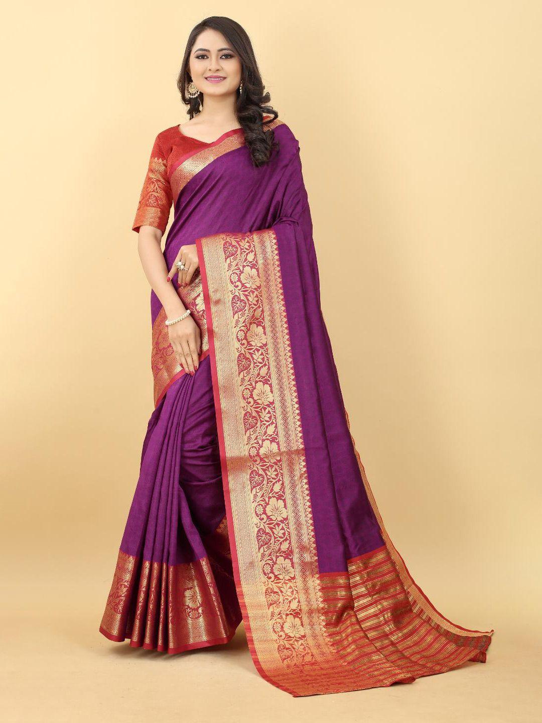 b4me.com woven design zari silk cotton kanjeevaram saree