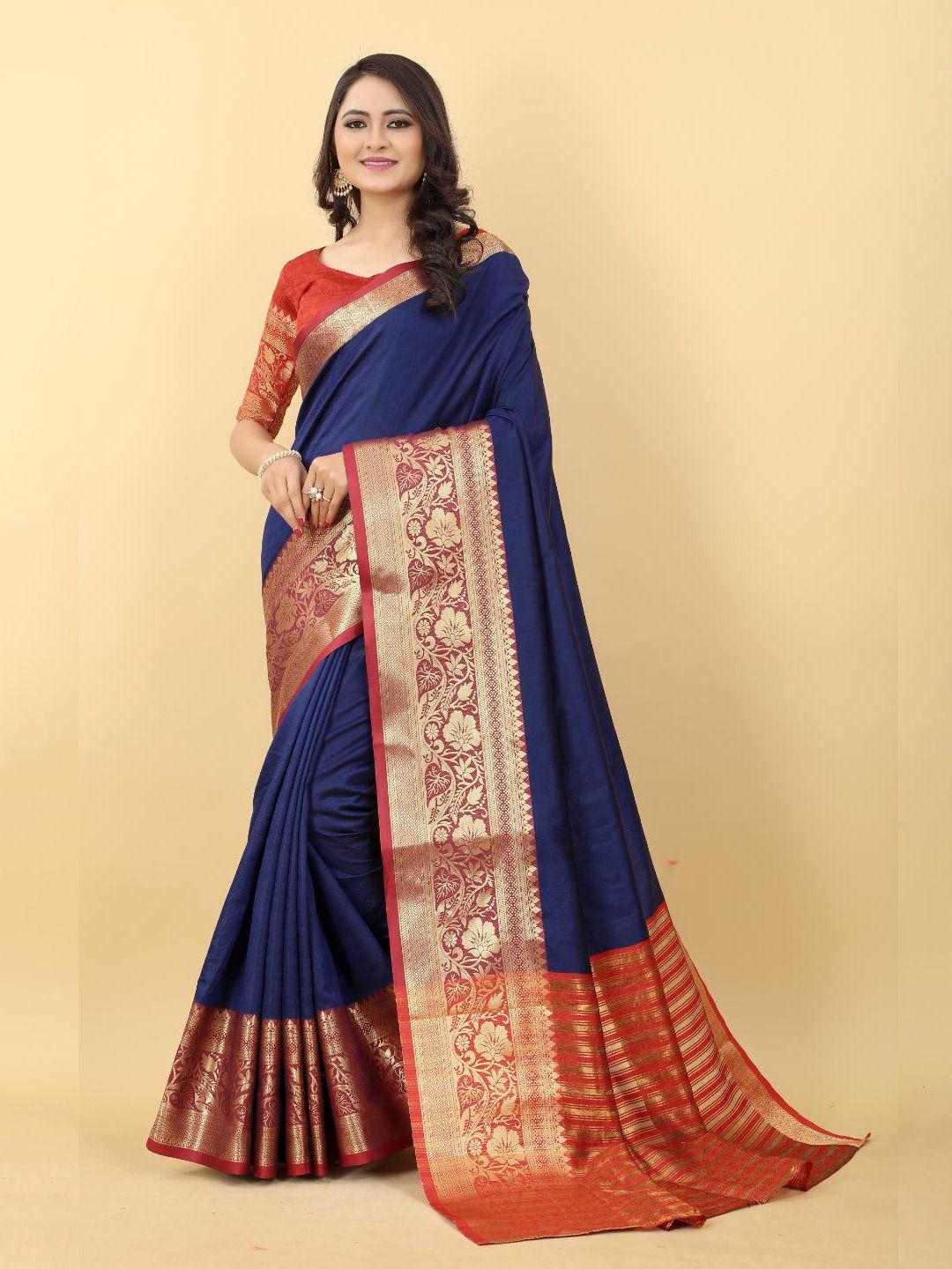 b4me.com woven design zari silk cotton kanjeevaram saree