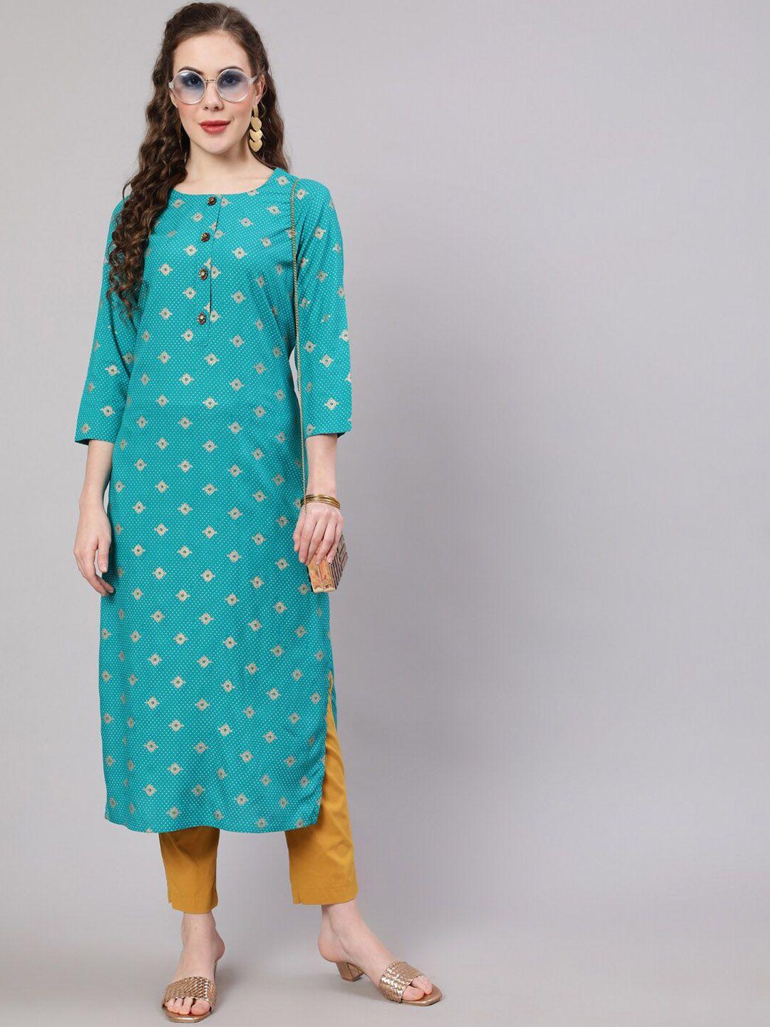 nehamta women ethnic motifs printed kurta