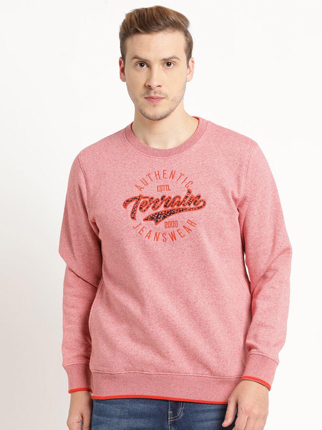 indian terrain men printed cotton sweatshirt