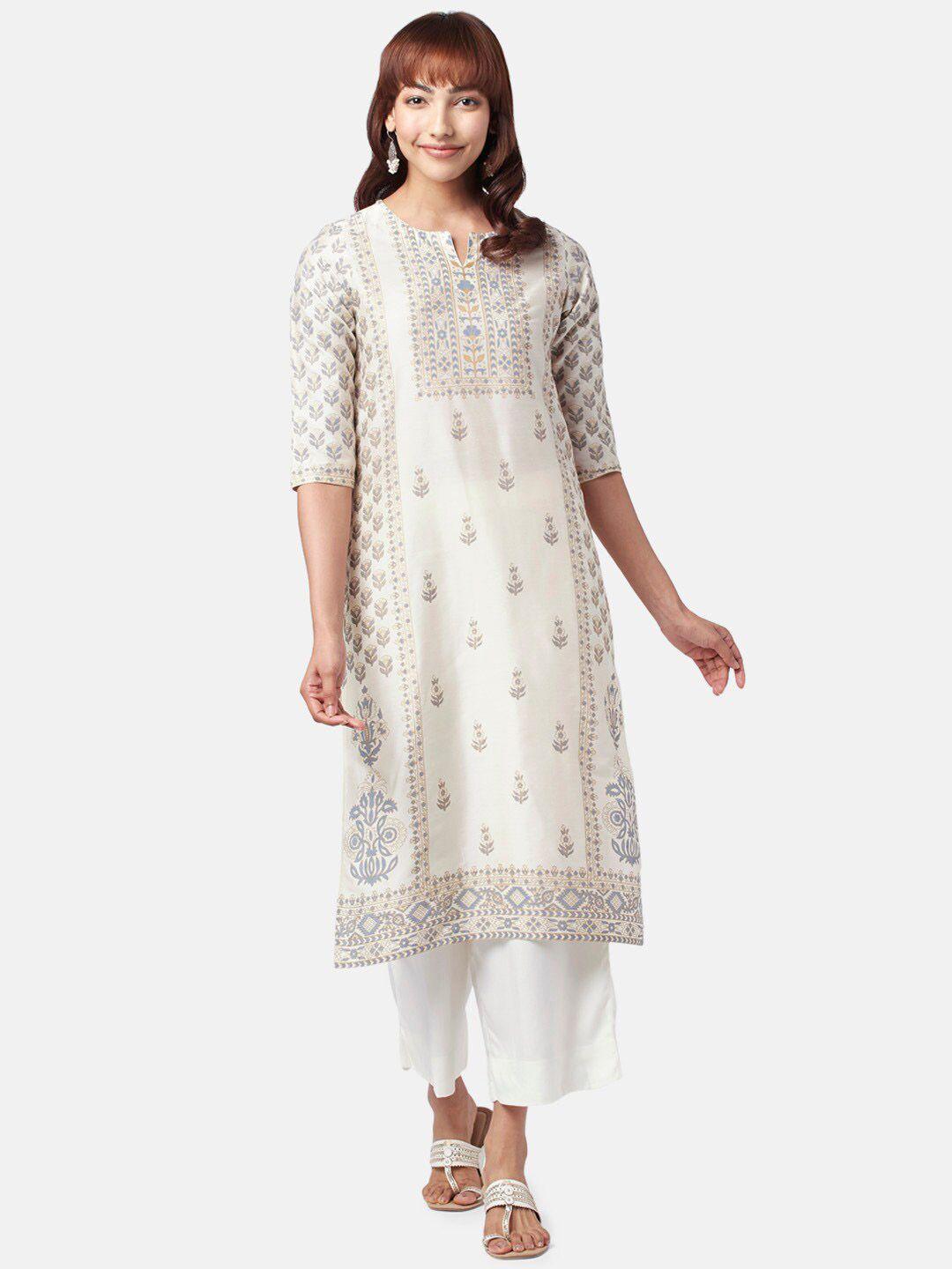 rangmanch by pantaloons floral printed kurta