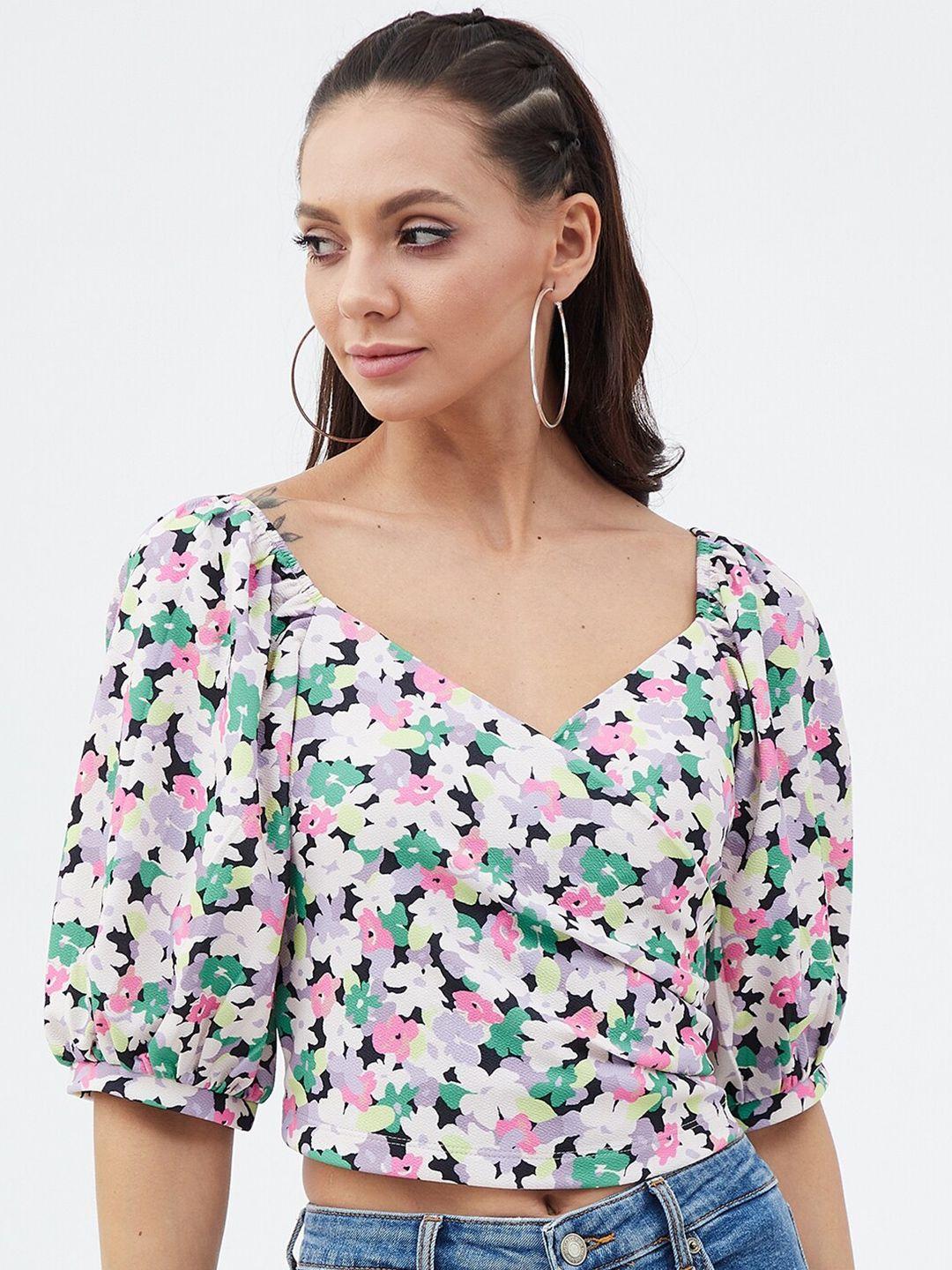 harpa floral print crop top