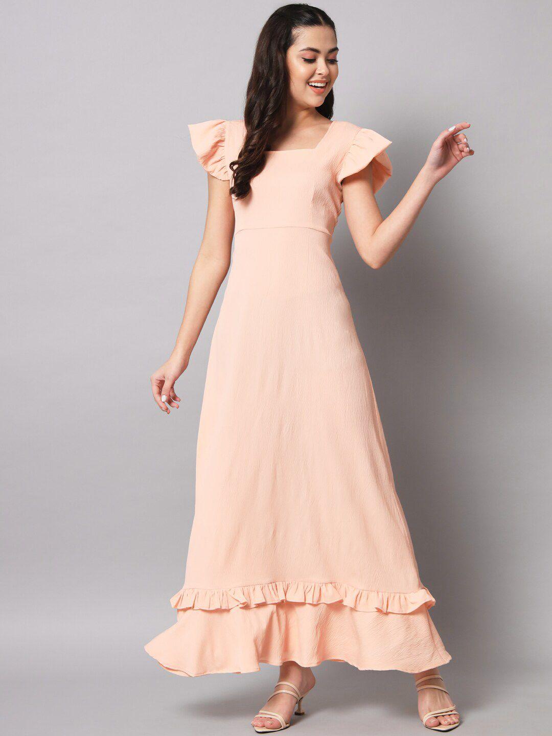 the vanca square neck maxi dress