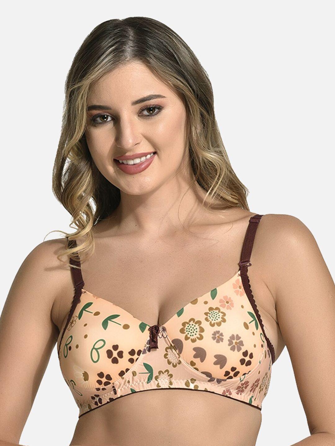 styfun floral lightly padded everyday bra