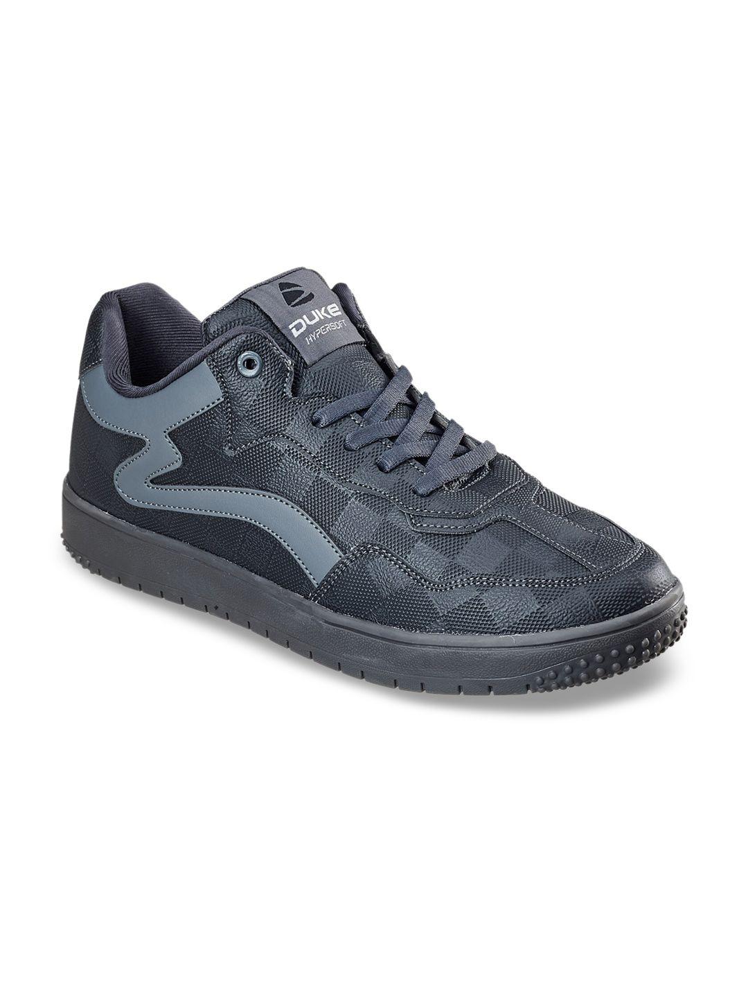 duke men printed textured sneakers