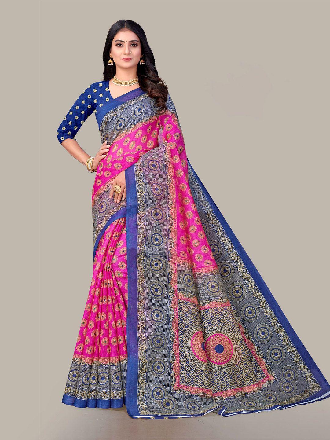 vairagee floral printed saree