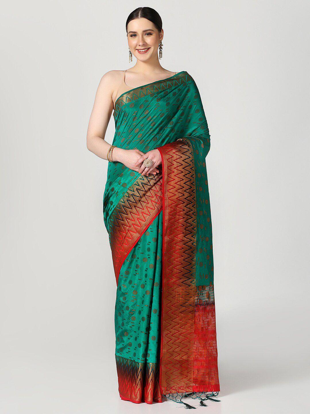 bombay selections woven design zari banarasi saree