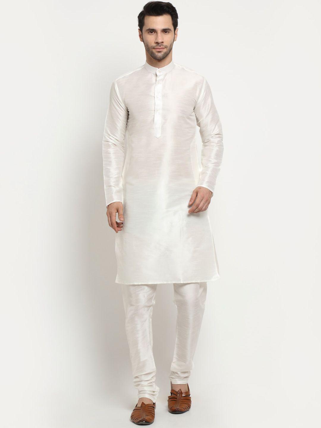 neudis men band collar kurta