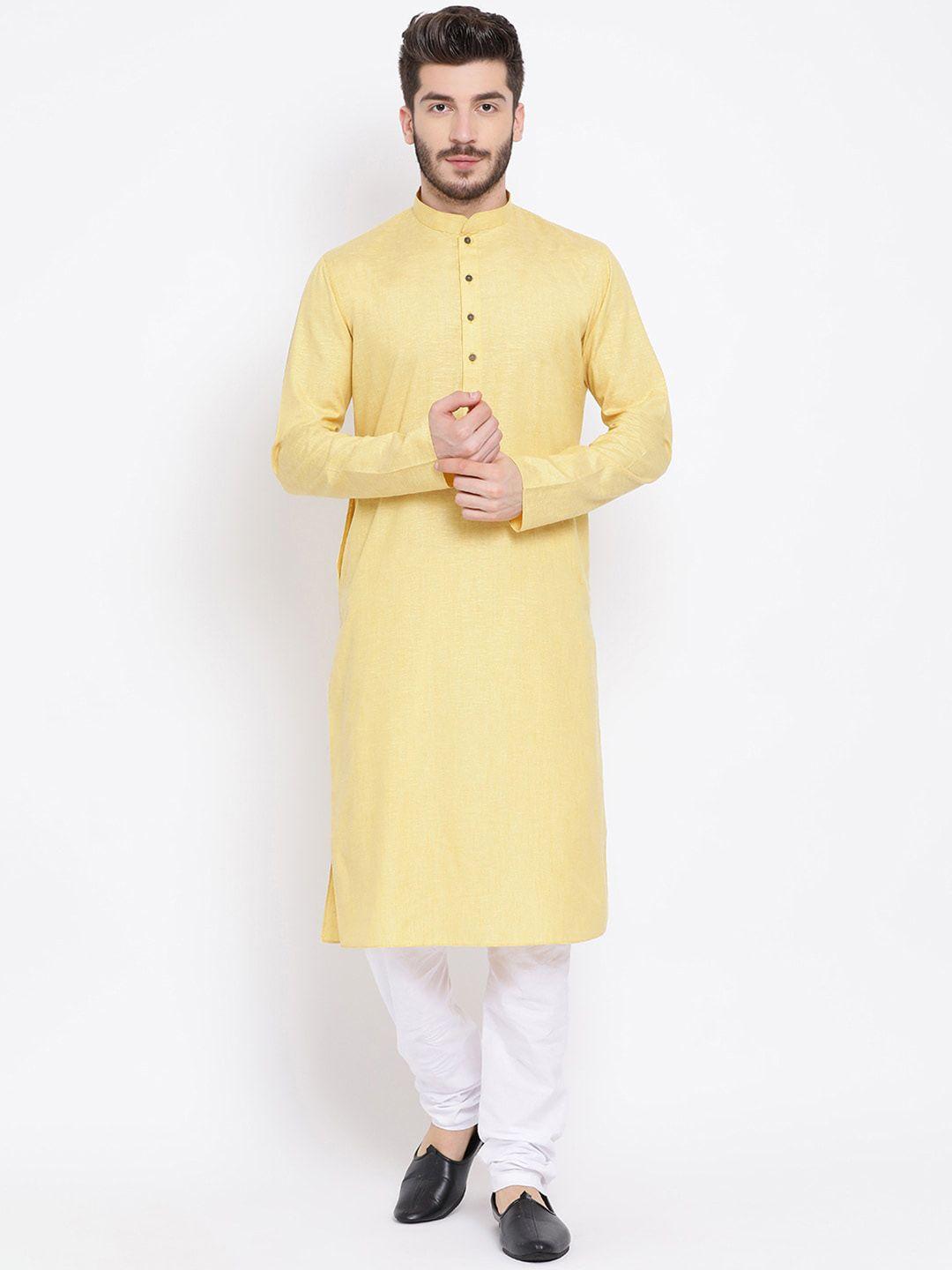 namaskar men mandarin collar straight kurta