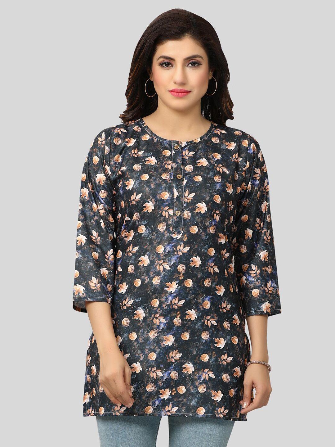 saree swarg floral printed kurti