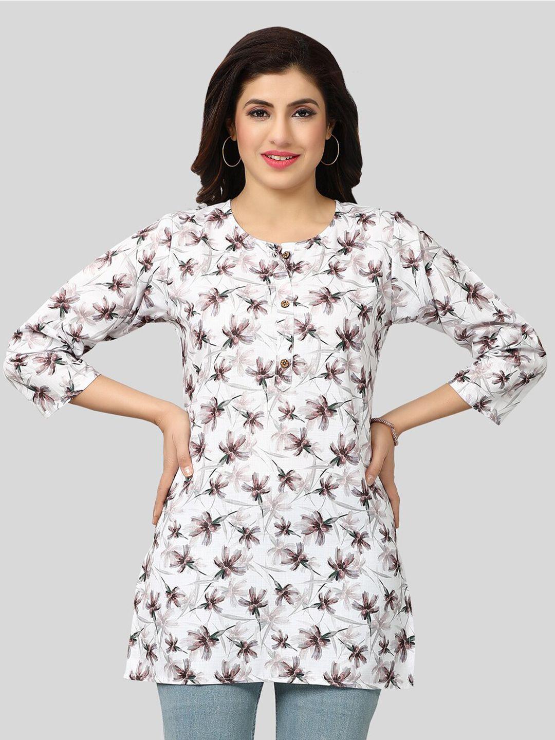 saree swarg floral printed kurti