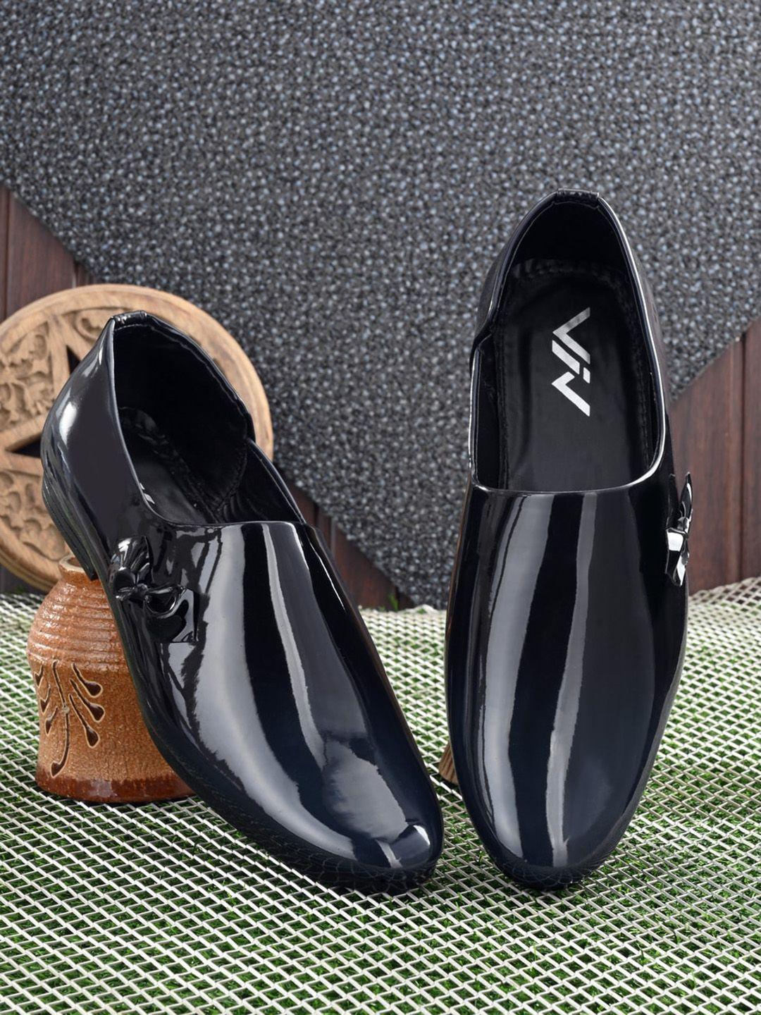 viv men patent leather loafers