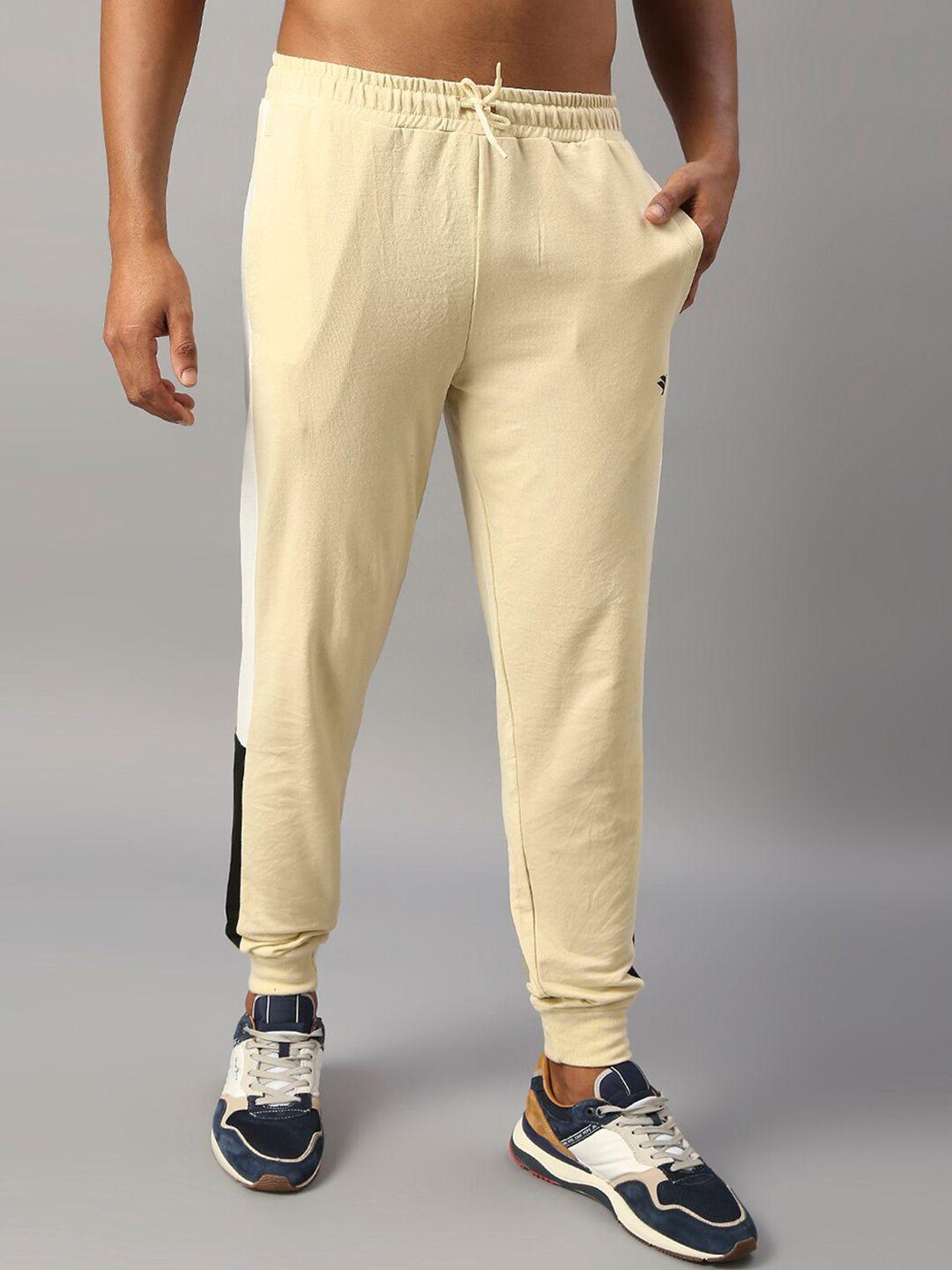 hubberholme men mid-rise side tape joggers