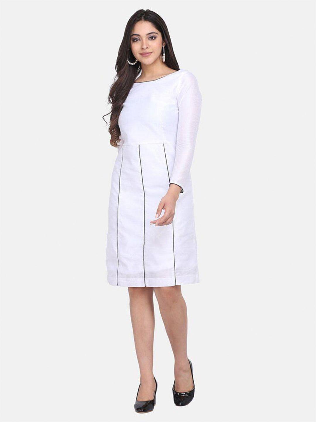 powersutra boat neck a line dress