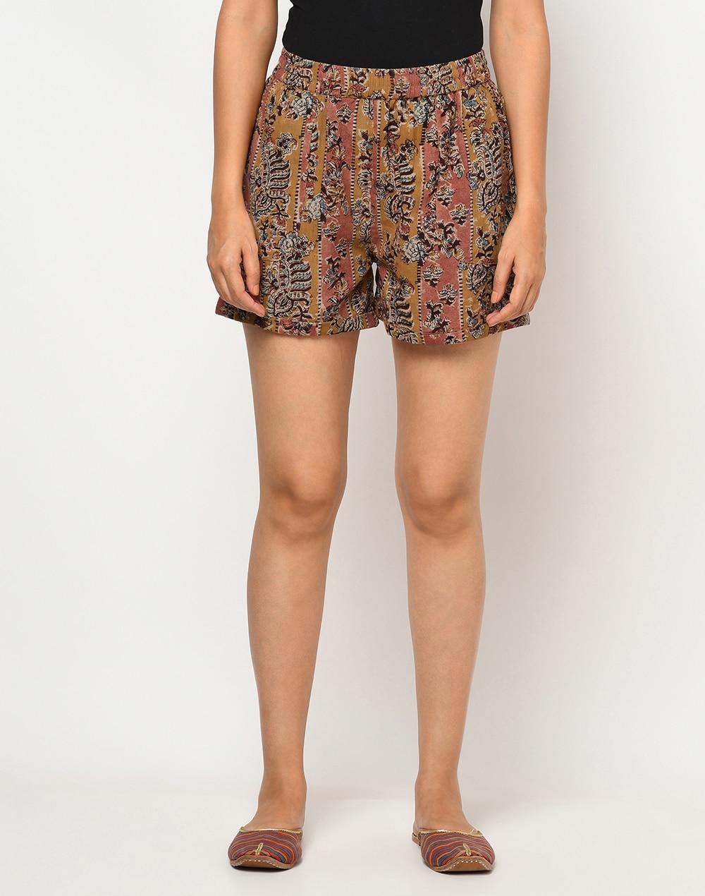 cotton printed shorts