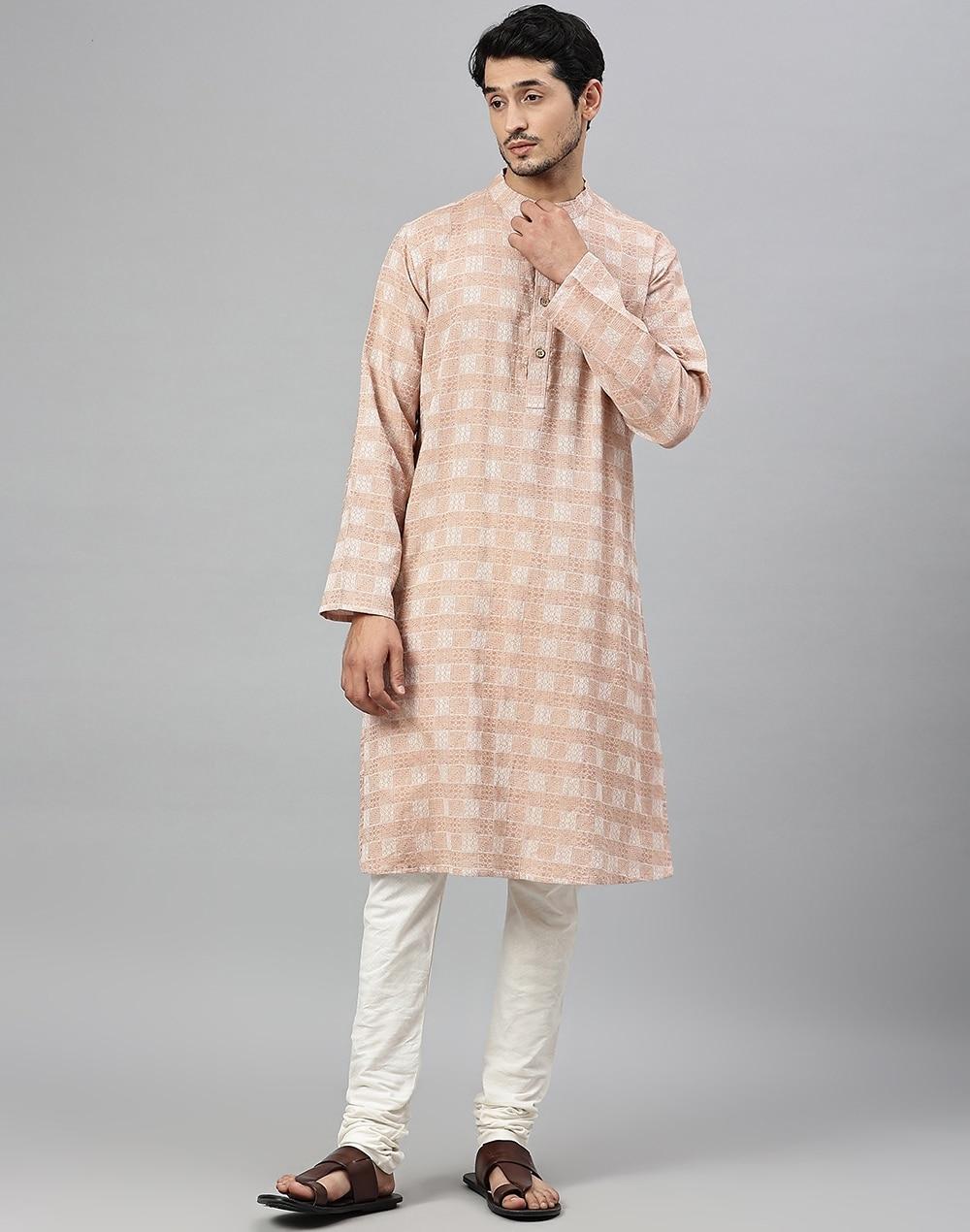 cotton woven long kurta