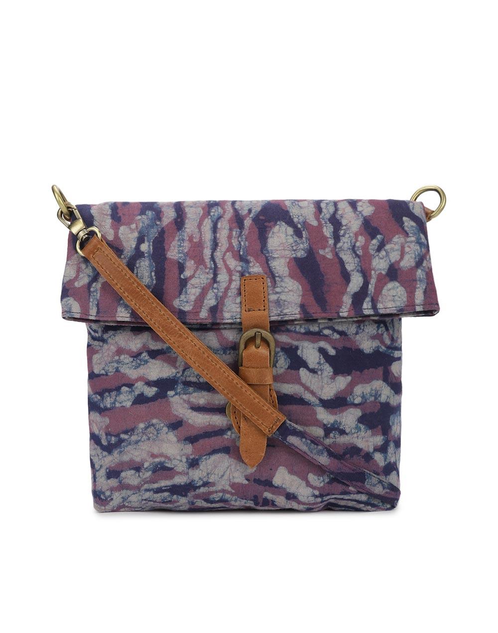 fabnu purple cotton woven sling