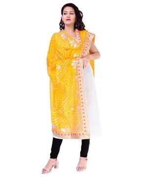 abstract print dupatta