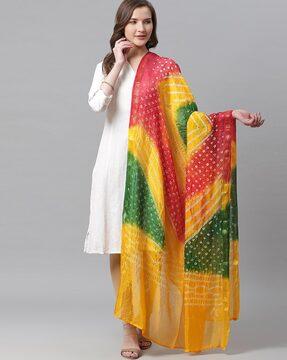 bandhani print dupatta