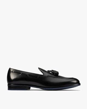 tasseled formal loafers