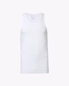 solid cotton vest