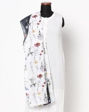 floral print scarf