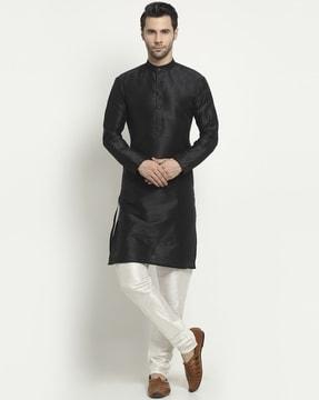 textured long kurta