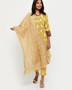 crinkled cotton dupatta