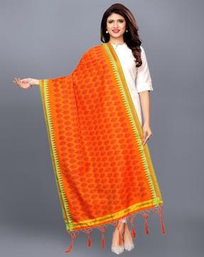 geometric pattern dupatta