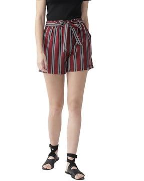 striped city shorts