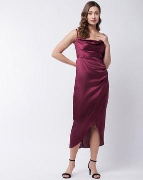 solid sheath dress