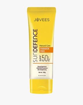 sun defence cream