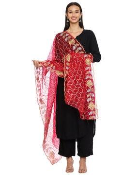 solid dupatta