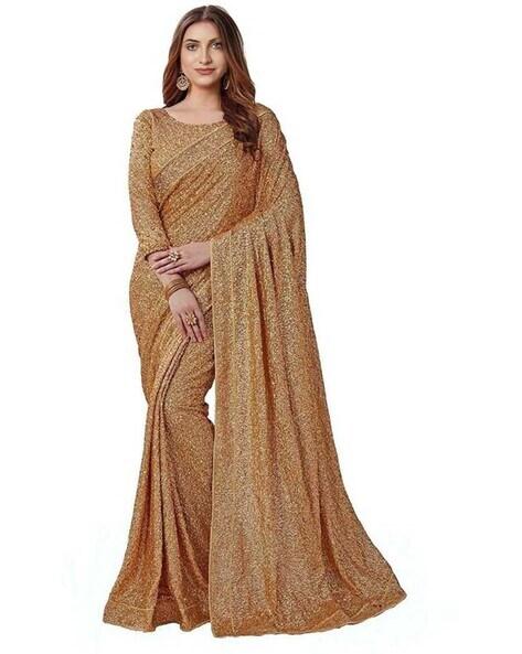 embellished georgette saree