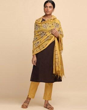 floral print dupatta