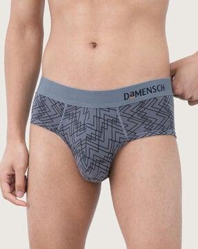 printed elasticated briefs