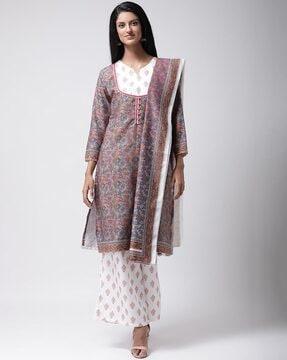 floral print dupatta